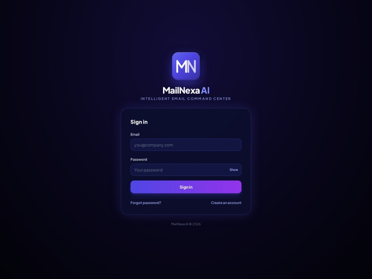 MailNexa AI preview